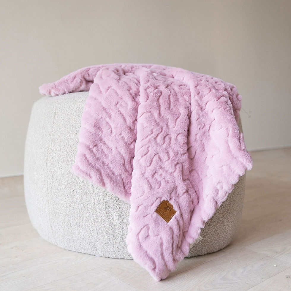Thumbnail: soft faux fur baby blanket