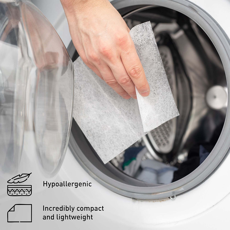 Thumbnail: Travel Laundry Essentials Set – Steamer, Mini Iron, Detergent Sheets,Dryer Balls