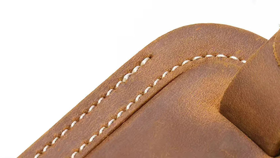 Thumbnail: Full Grain Leather Luggage Tag