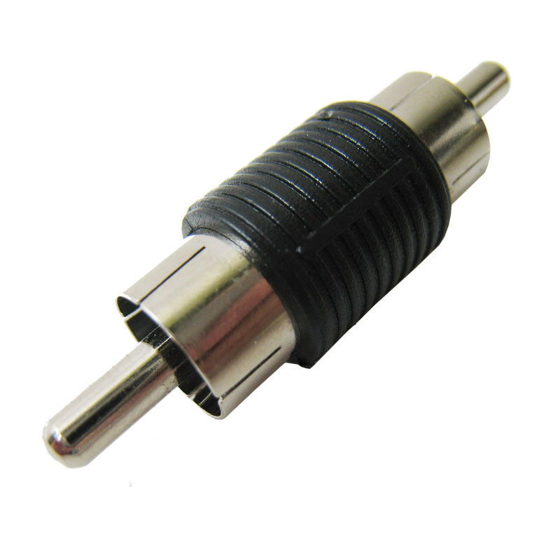 Thumbnail: RCA Male to Male Connectors Coupler For CCTV Security System