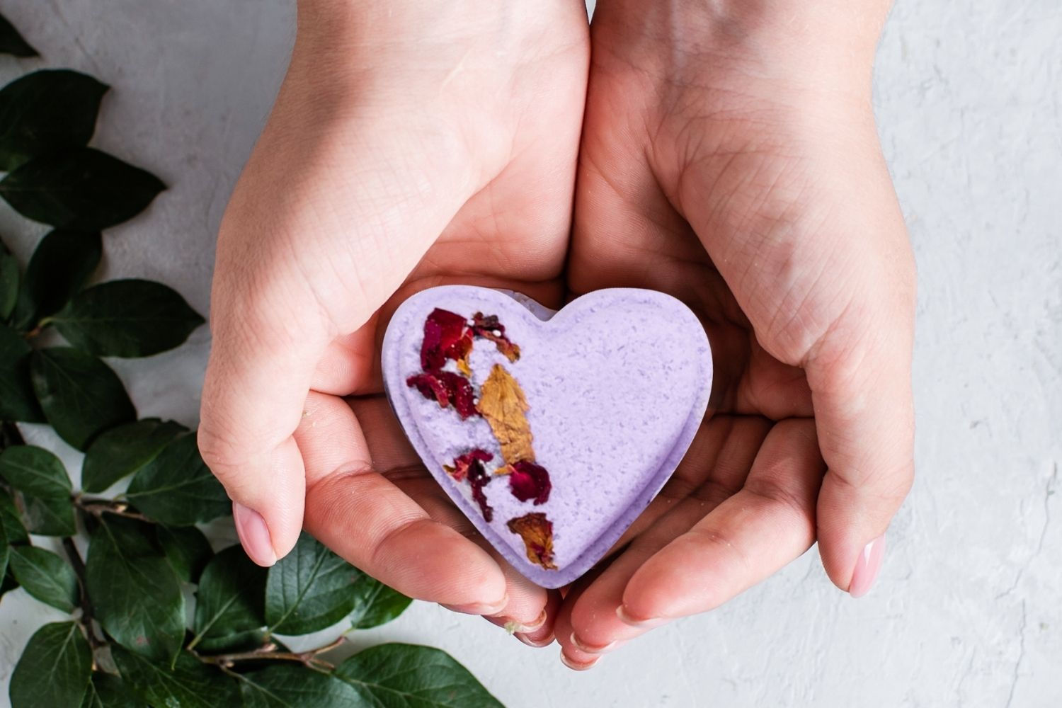 Valentine's Day best Bath Bombs Gift - Lavender -
