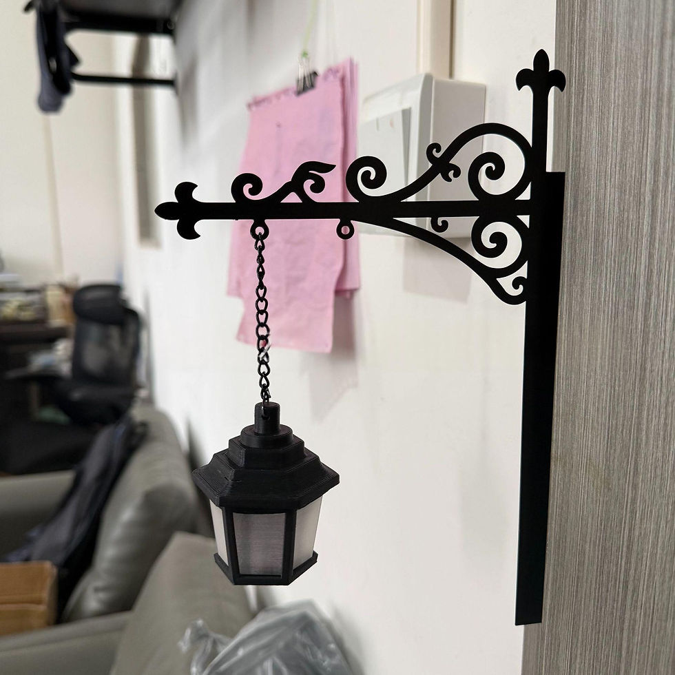 Thumbnail: T Library Bookshelf Lighting Lantern Metal Craftwork