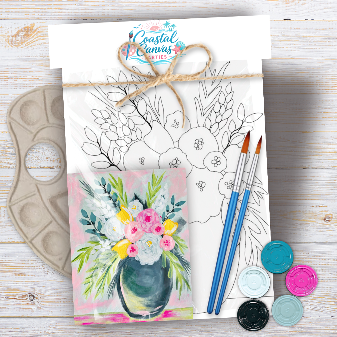 Spring Flowers Canvas Kit and More!