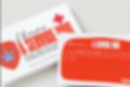 Thumbnail: Service Dog Medical ID Cards Red Pack of 25