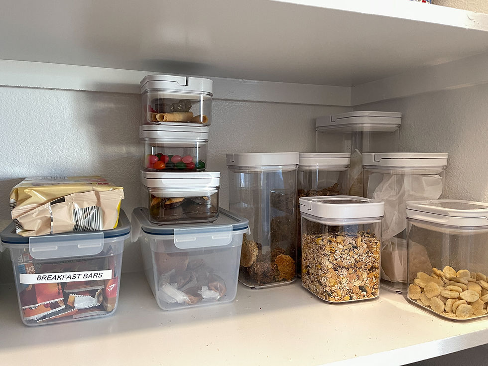 pantry organization ideas before and after for busy family kitchen