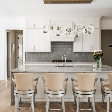 custom home kitchen by keen building co