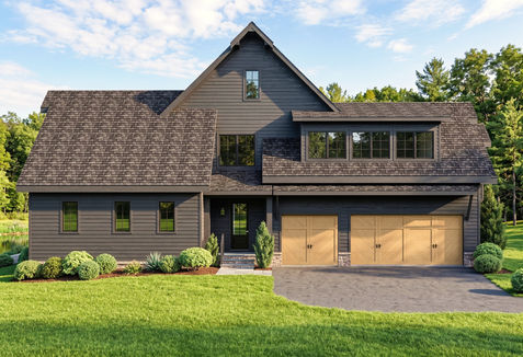 Davidson-westmoreland farms custom home by Eric John Builders NC
