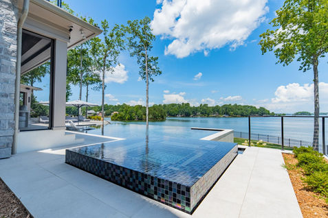 Eric John Builders Denver NC Custom Home Builders Lake Norman  with pool