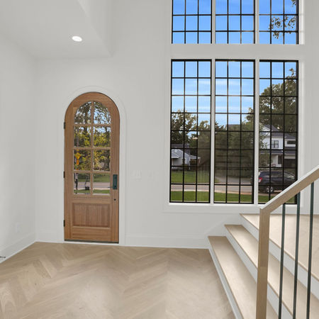 KEEN Building Co Completed Custom Home 613 Marsh Rd. Designed by Keen Interior Design, complete with pool and detached 2 car garage with full condo above it.