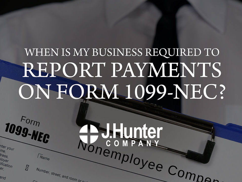 Reporting payments on Form 1099-NEC