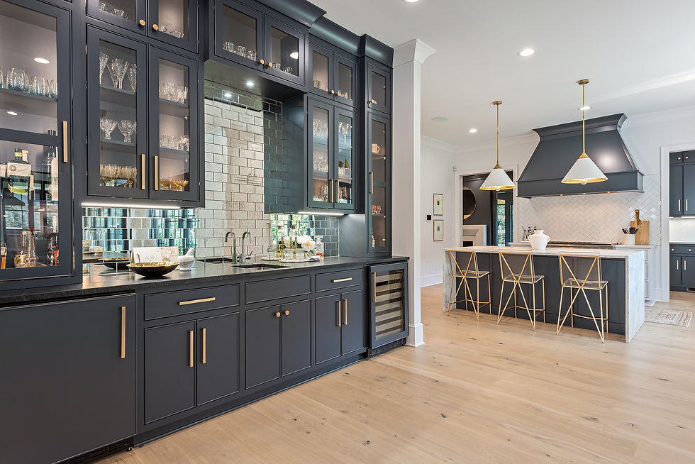 custom wet bar by ERIC JOHN BUILDERS- lake norman NC