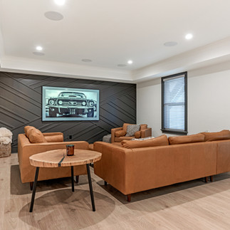 Man Cave design in Charlotte NC