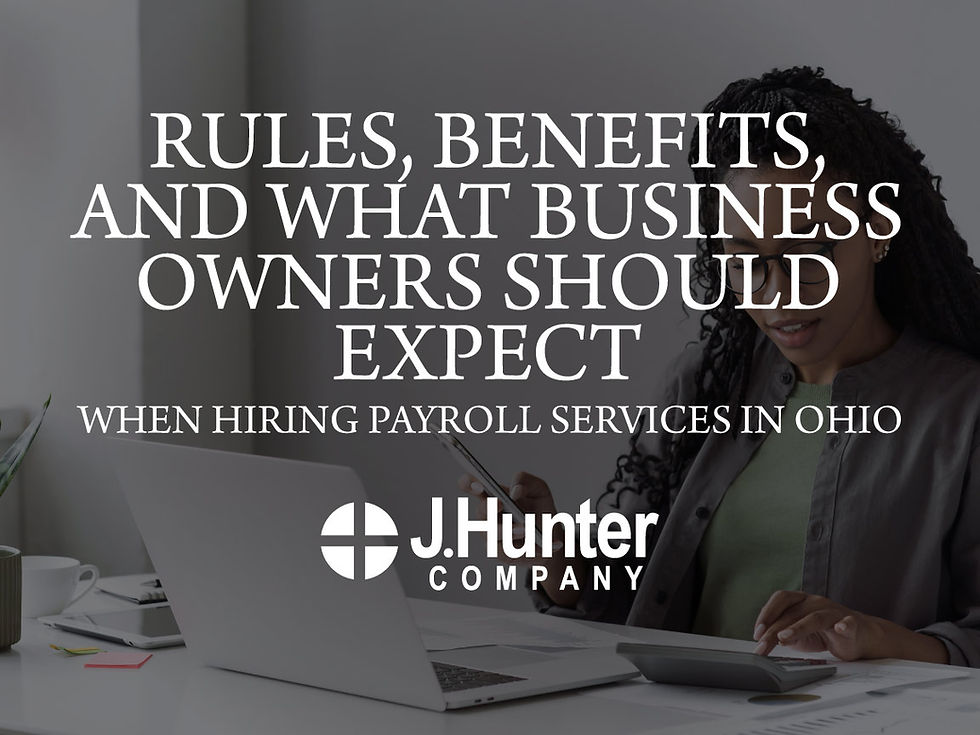 Payroll services in Ohio helping a small business owner manage payroll and bookkeeping records