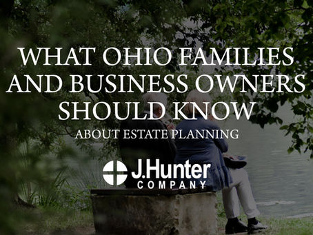 Ohio family reviewing estate planning documents and financial information
