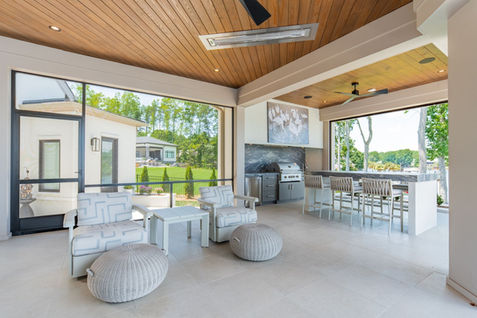 Eric John Builders Denver NC Custom Home Builders Lake Norman  with pool