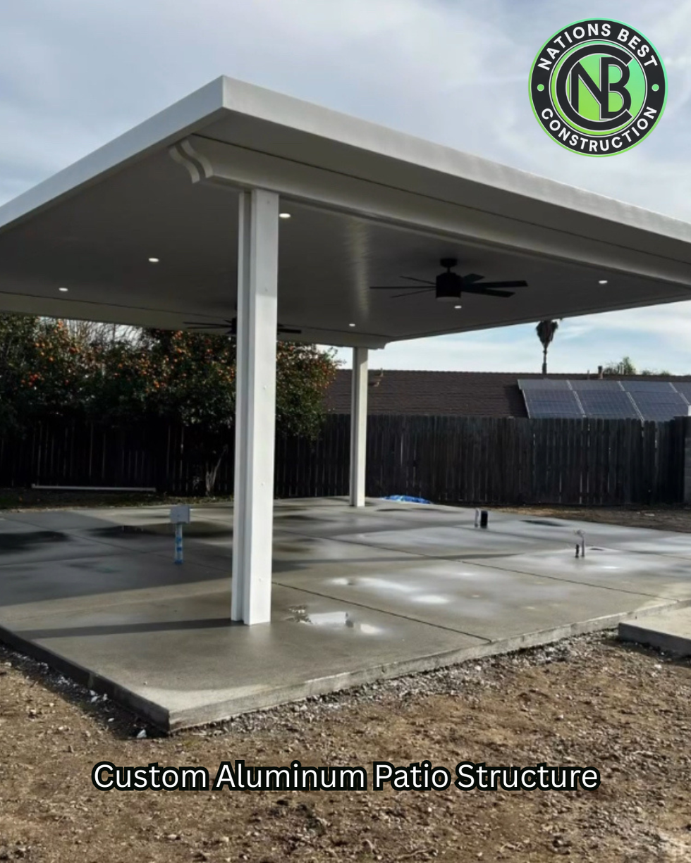Custom Aluminum Patio Structure