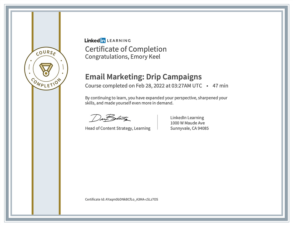 Drip Campaigns