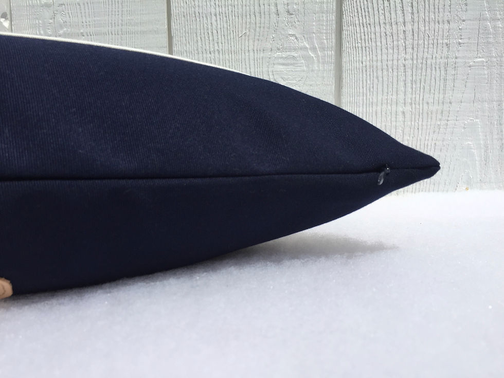 Thumbnail: Navy outdoor pillows