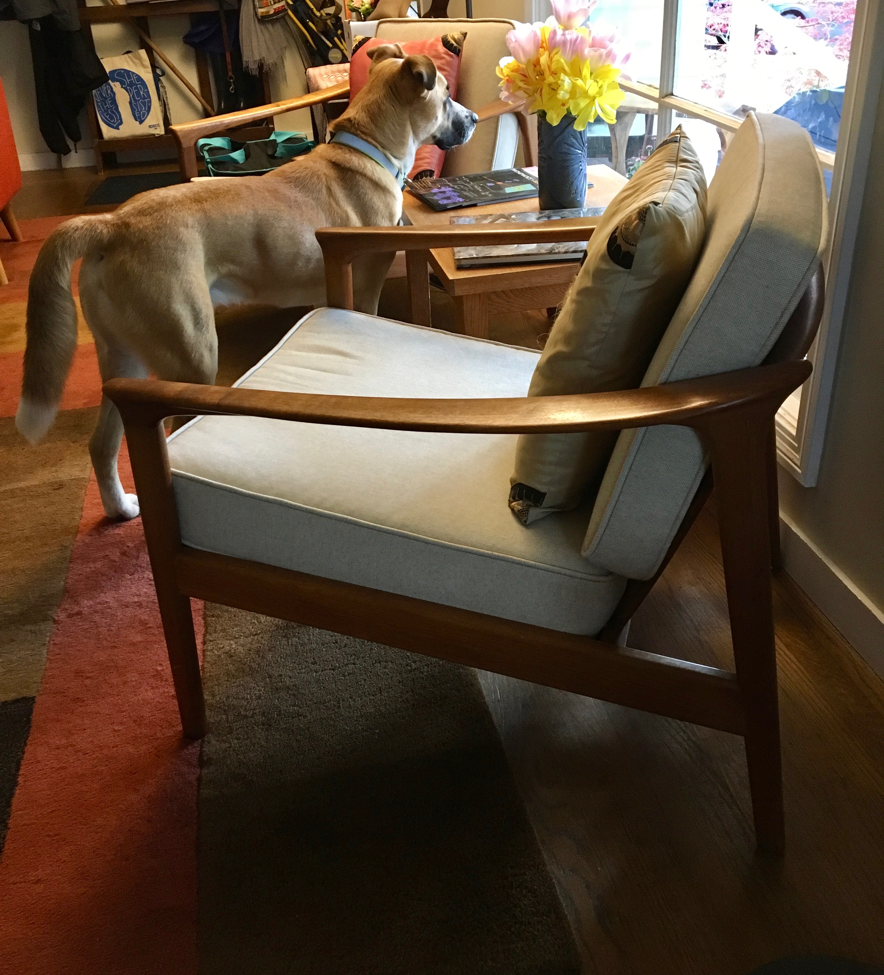 Linen replacement cushions for chair
