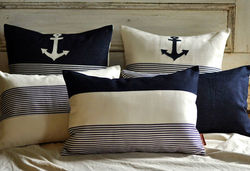 Colorblock pillows