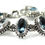 Thumbnail: Sky Blue Topaz Adjust Station Bracelet