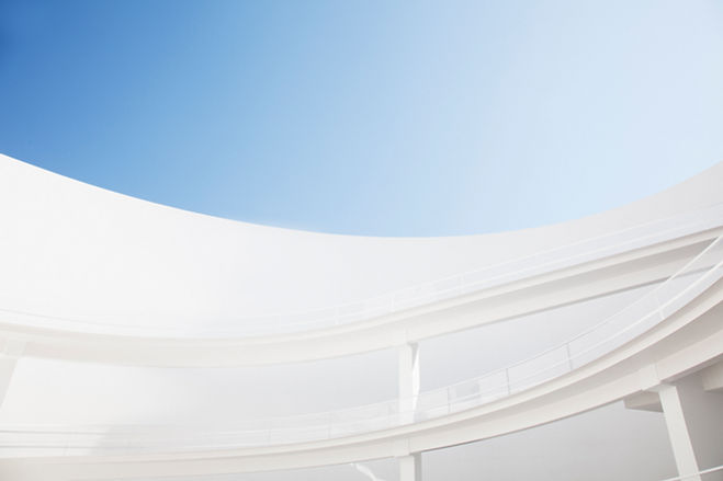 Modern White Structure