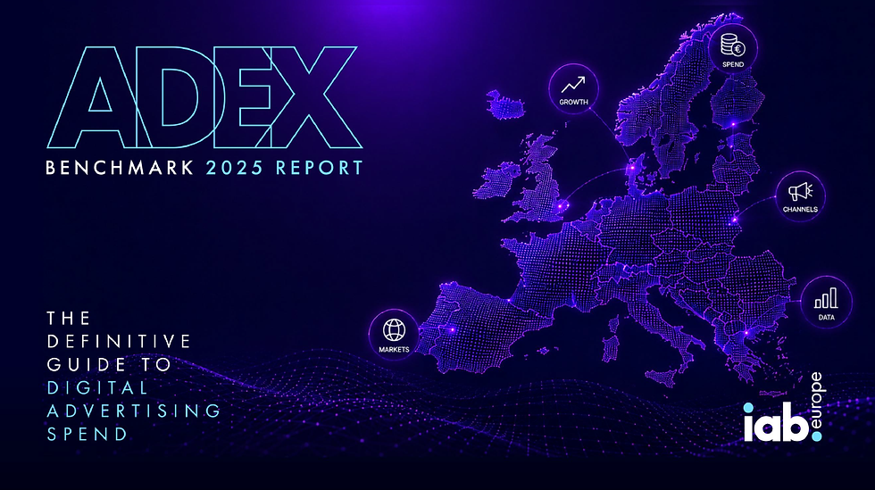 IAB Europe je objavil novo poročilo AdEx Benchmark 2025, najobsežnejši evropski pregled naložb v digitalno oglaševanje