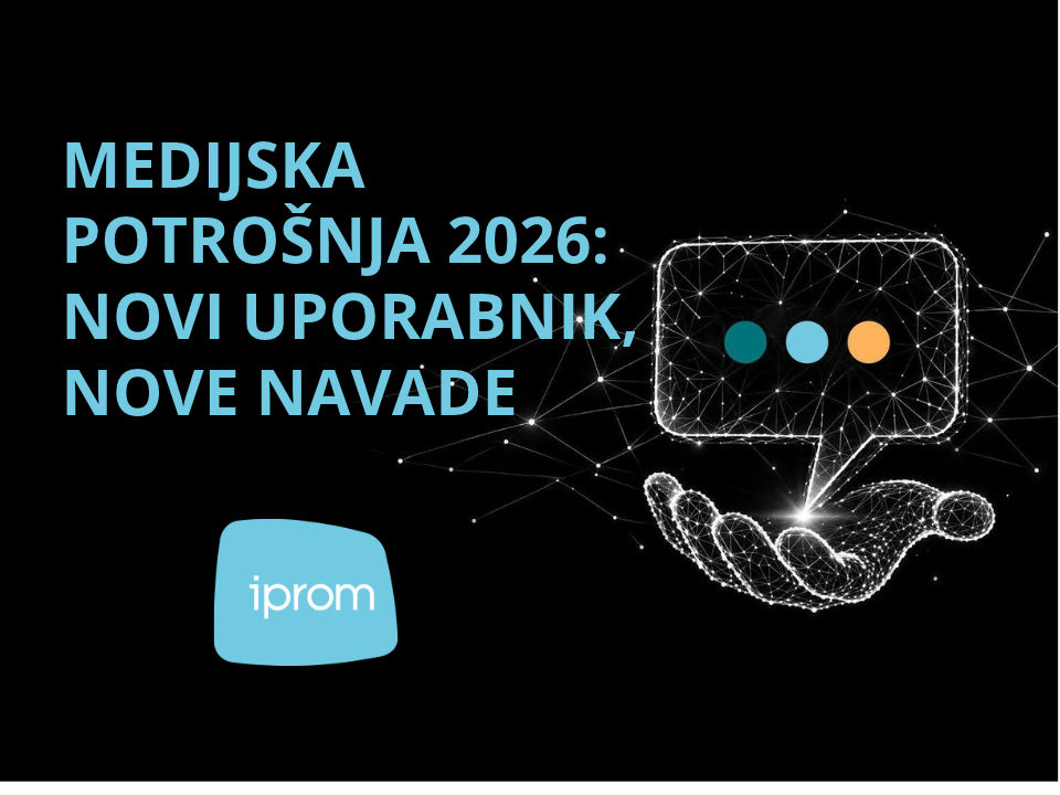 Medijska potrošnja 2026: Menjava generacij, prepletanje kanalov in vse večja vloga AI