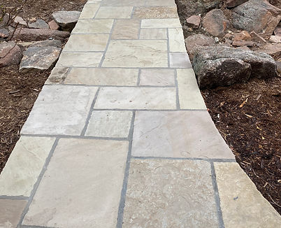 Stone walkway