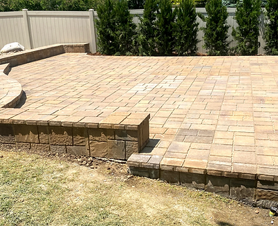 Paver patio