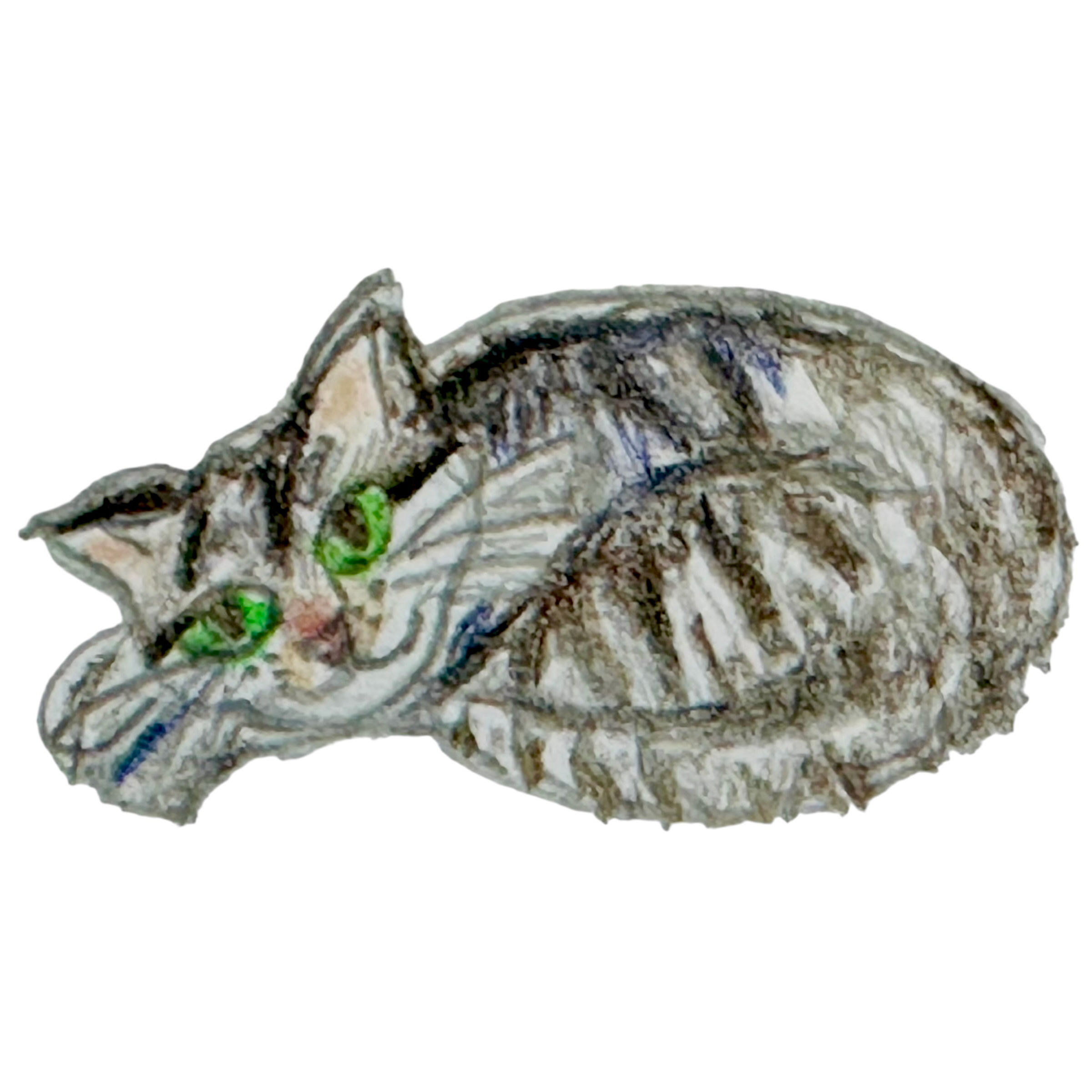 Custom Cloisonné Cat for Maura