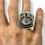 Thumbnail: Evil Eye Talisman Statement Ring