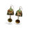 Thumbnail: Sadie Snail Earrings — Evolution in Green and Gold