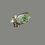 Thumbnail: Cloisonne Hummingbird Ring