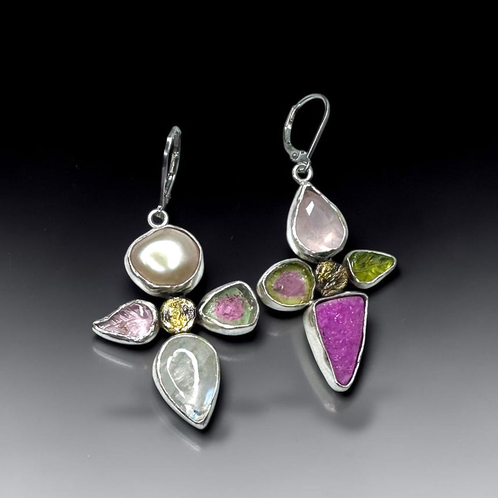 Thumbnail: Dancing Fairy Asymmetrical Earrings