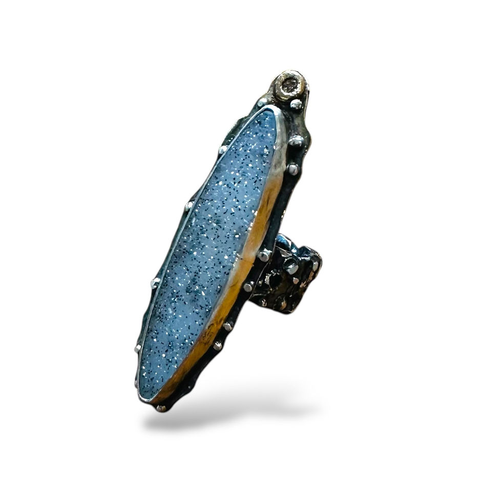 Thumbnail: Druzy statement ring