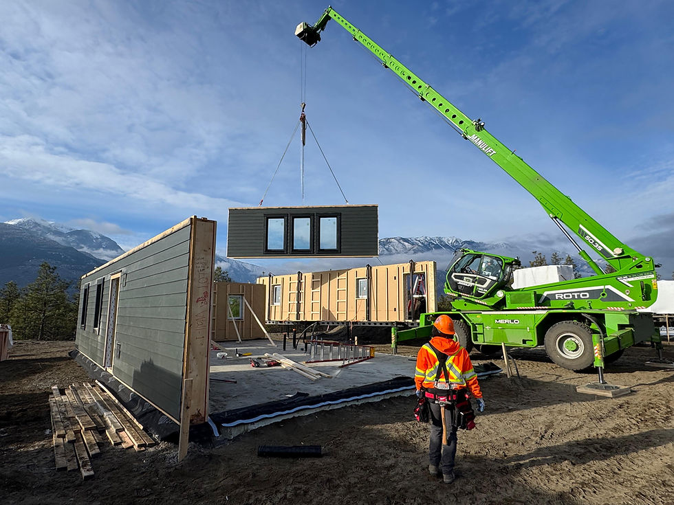 prefab net zero homes paradigm bc construction bc real estate sustainable step code 5 efficient