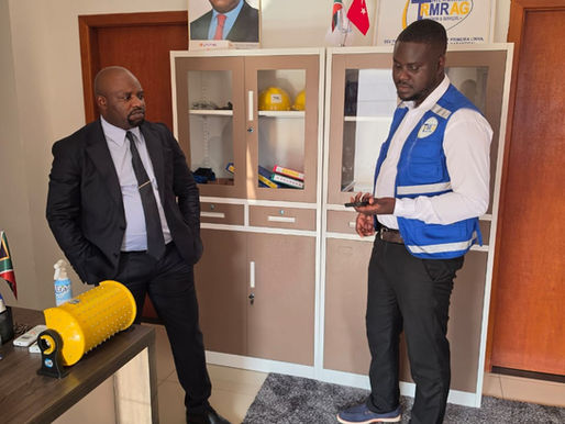 Visite de Travail de Notre Directeur Général, l'Honorable Thierry Monga, en Angola