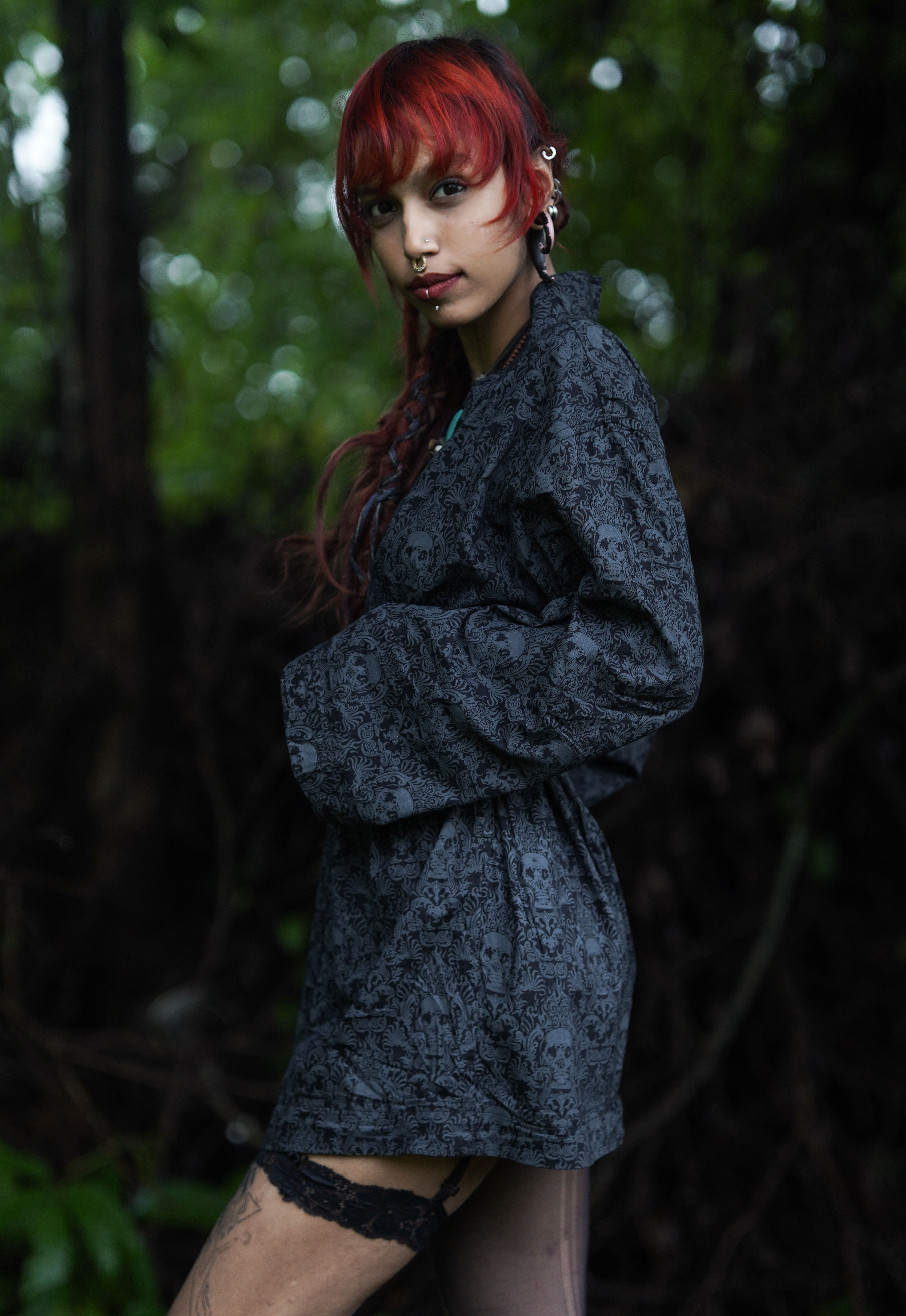 Cancun Skull - Women's Viscose Kimono