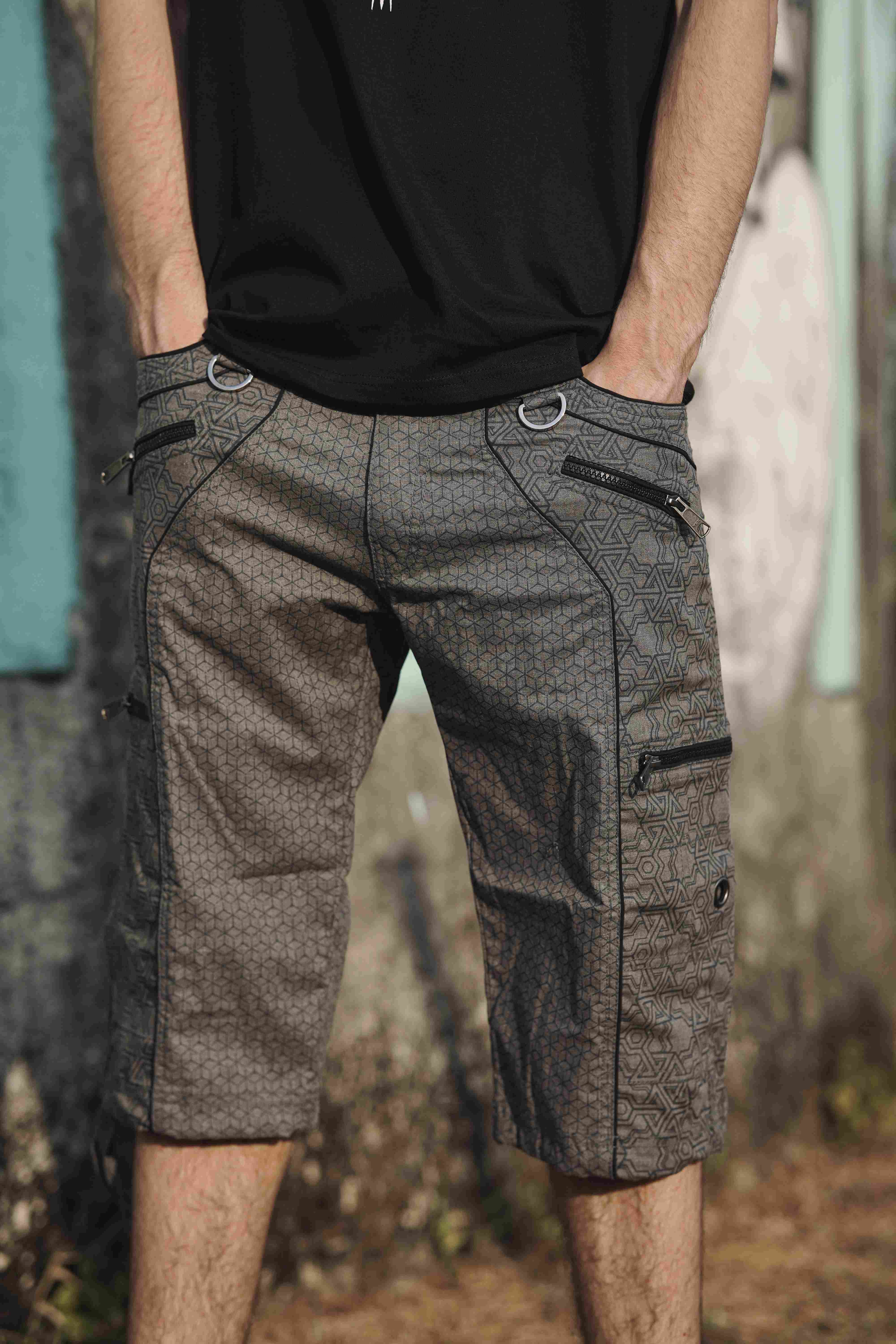 Straight front view of the shorts