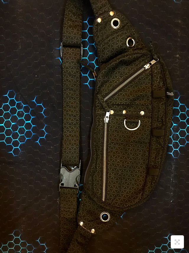 AZTEC BAGS - Flower of Life Screenprinted Cross Bag