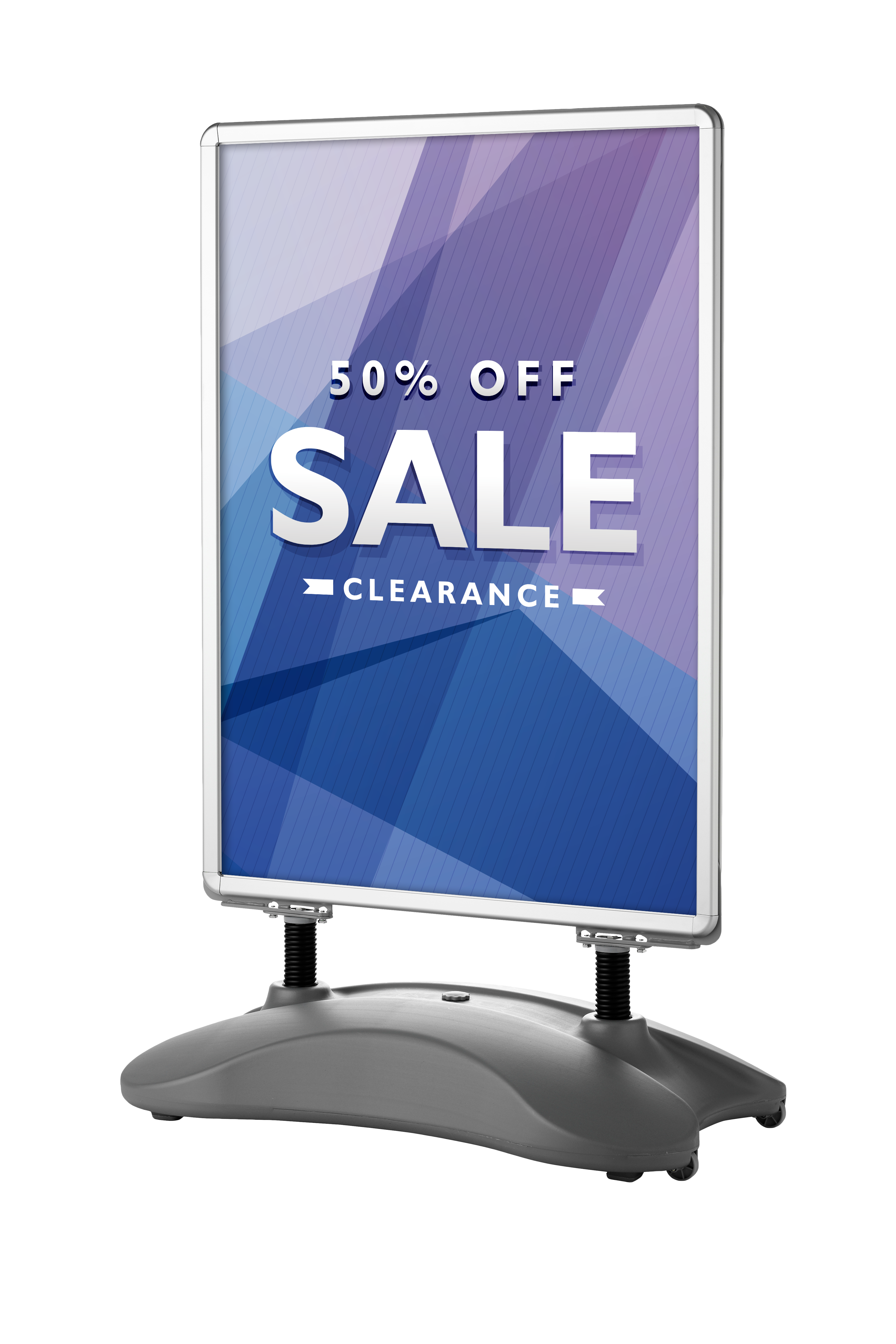 Poster: Purple Clearance Sale 50%