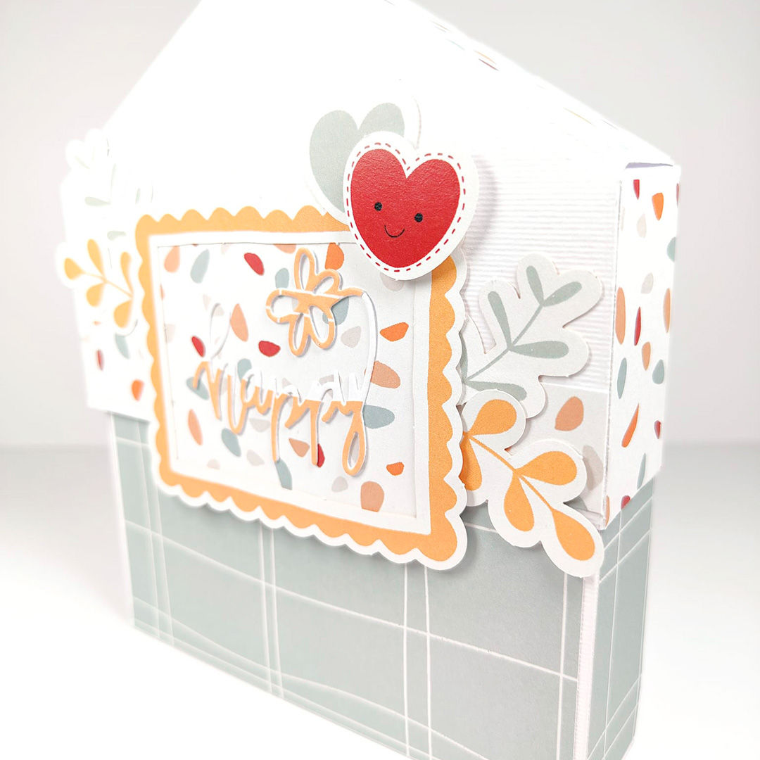 Tutorial Mini álbum caja casita.