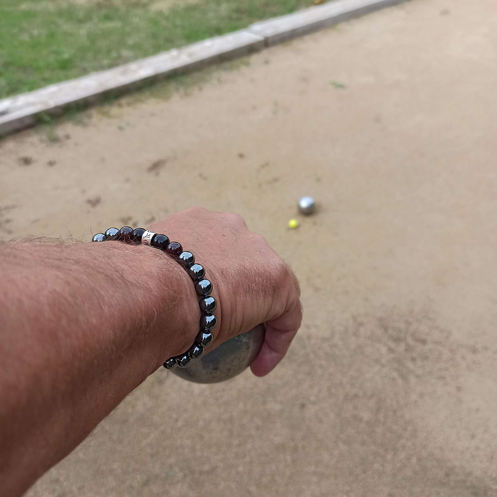 Miniature : Bracelet Laos Hématite 