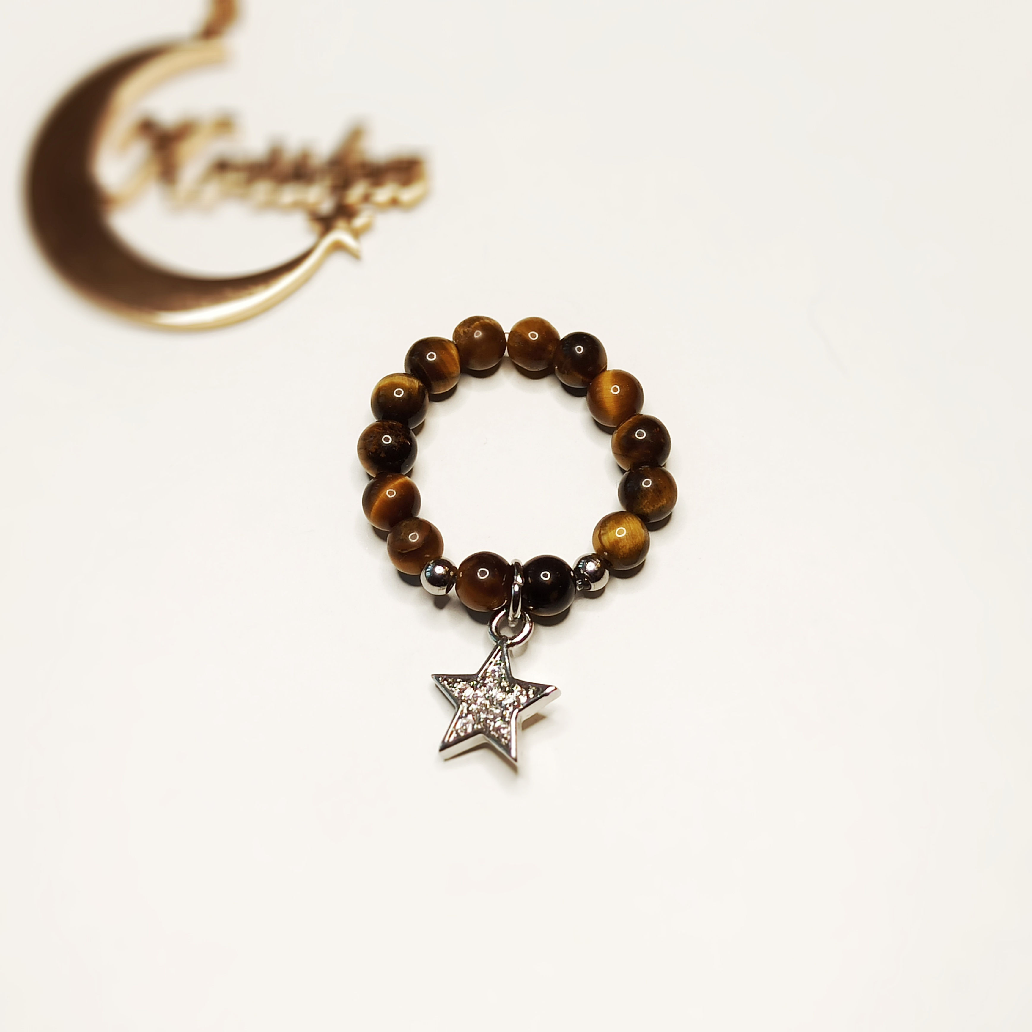 Bague Stella Silver Oeil de tigre 