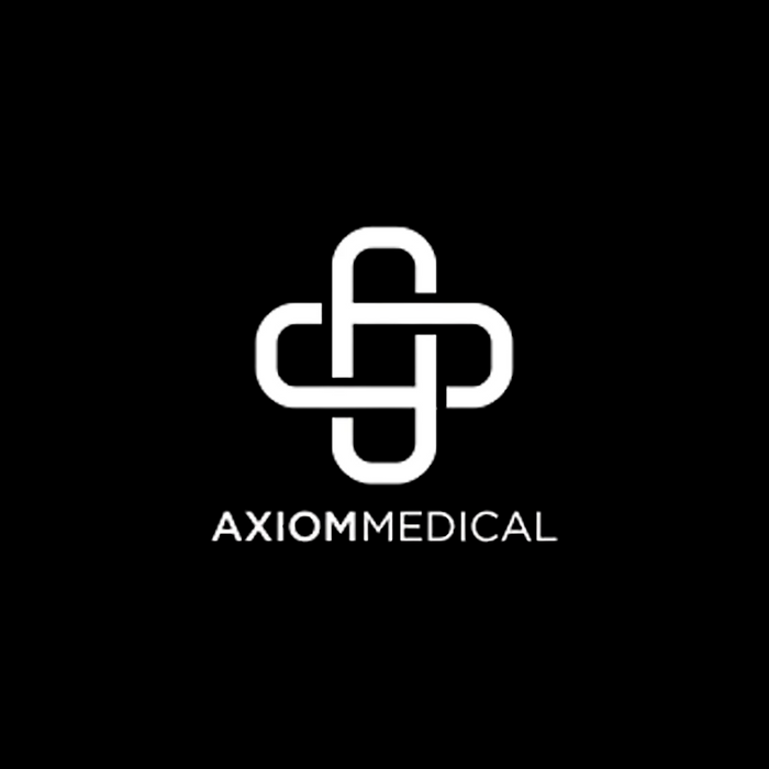 Axiom Medical logo: interlocked medical cross