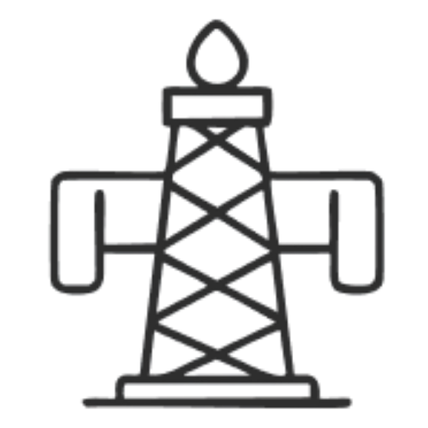 oil and gas production icon