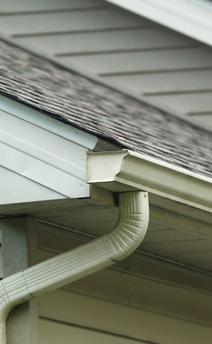 Foto de canaleta de lluvia
