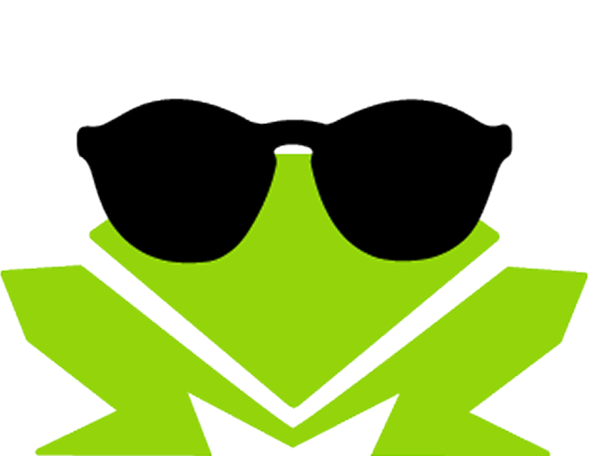 Frog art graphic