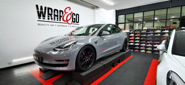 Thumbnail Tesla Model 3 Nardo Grey Wrap